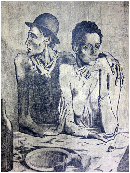 la comida frugal de picasso